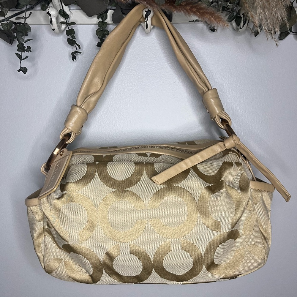 Coach Parker Op Art Signature Shoulder Bag